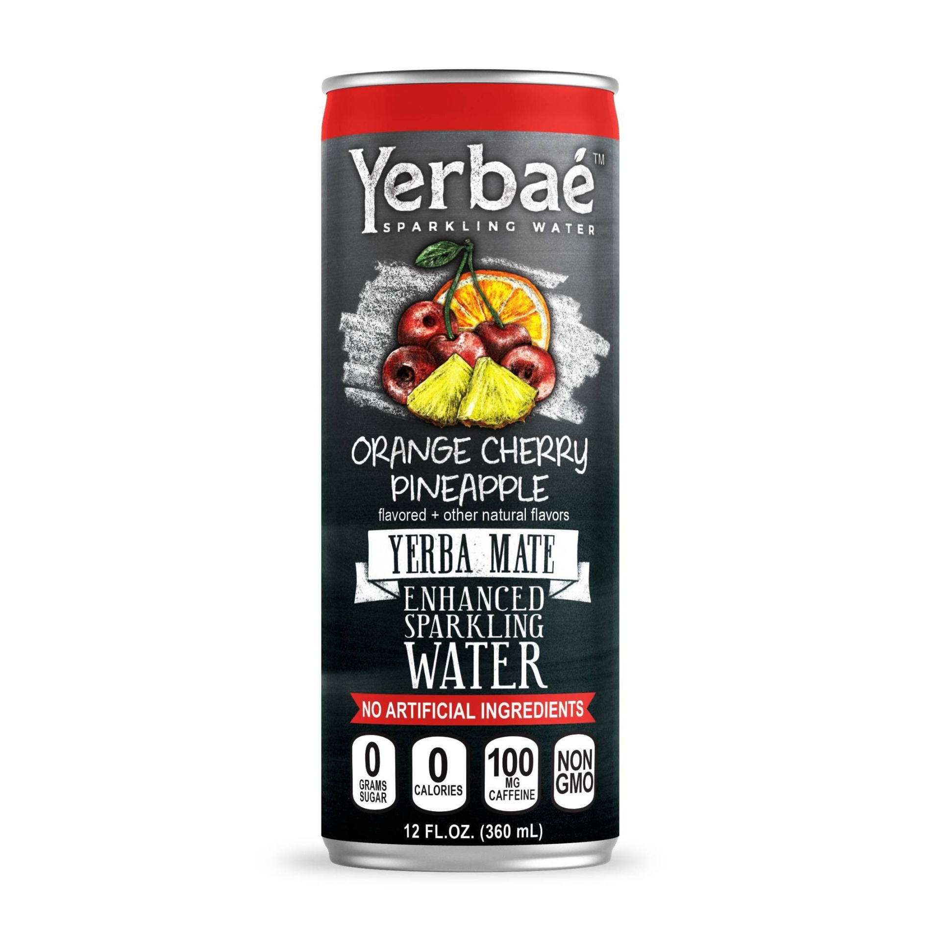 slide 1 of 4, Yerbaé Sparkling Water 12 oz, 12 fl oz