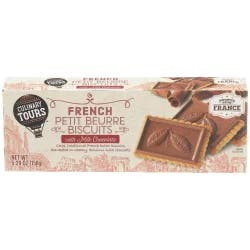 Culinary Tours French Petit Beurre Biscuits With Milk Chocolate