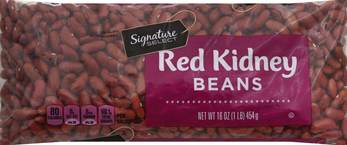 slide 3 of 5, Signature Select Kidney Beans 16 oz, 16 oz