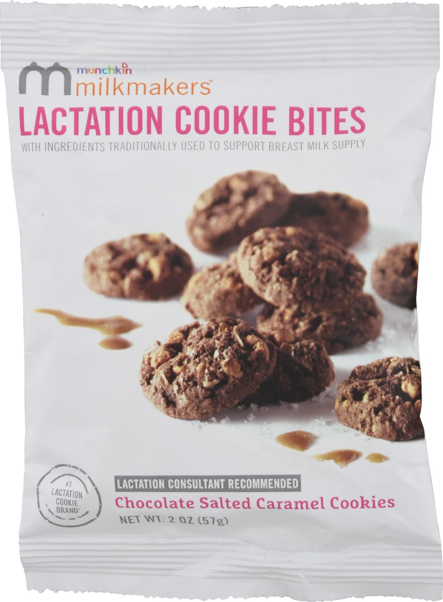 slide 8 of 9, Milkmakers Milkmakers Lactation Cookie Bites Chocolate Salted Caramel Cookies 2 oz, 2 oz