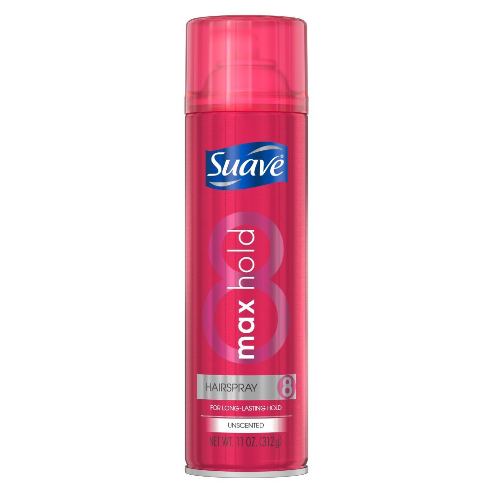 slide 6 of 9, Suave Max Hold Unscented Hairspray - 11oz, 11 oz