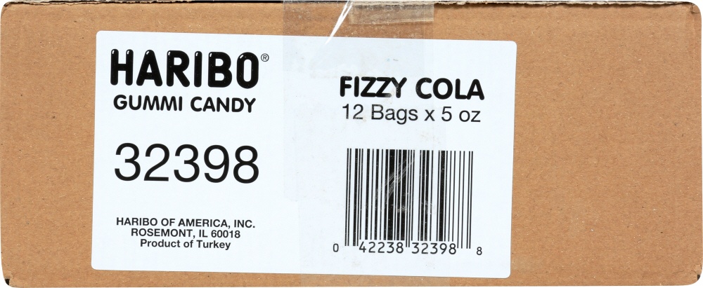 slide 1 of 1, Haribo Fizzy Cola Gummi, 5 oz