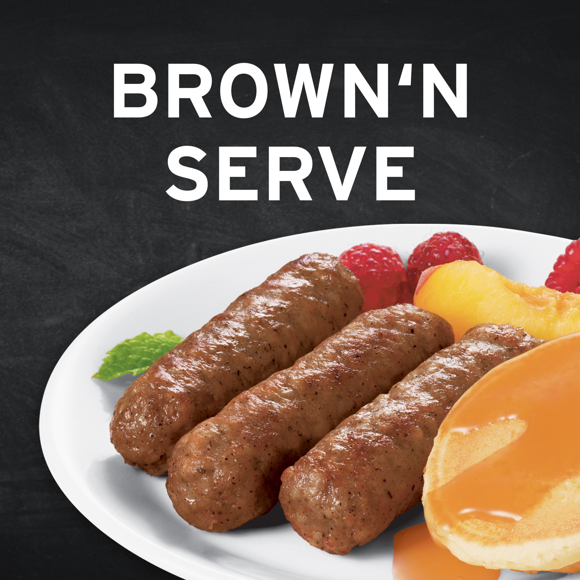 slide 4 of 5, Banquet Brown 'N Serve Original Sausage Links 2 lb, 2 lb