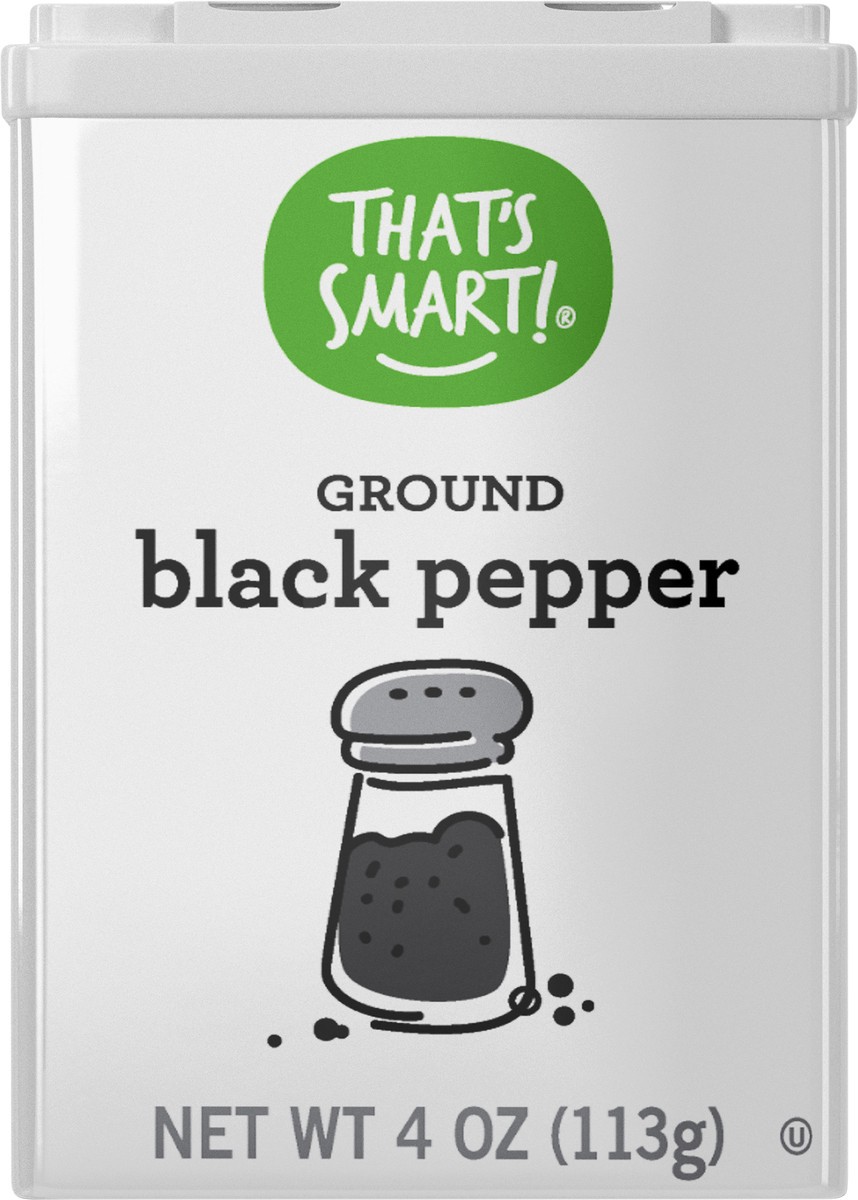 slide 11 of 13, That's Smart! Ground Black Pepper 4 oz, 4 oz