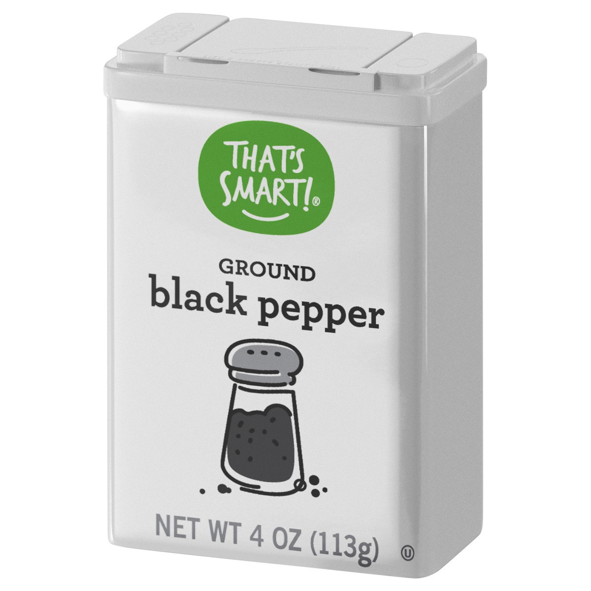 slide 3 of 13, That's Smart! Ground Black Pepper 4 oz, 4 oz