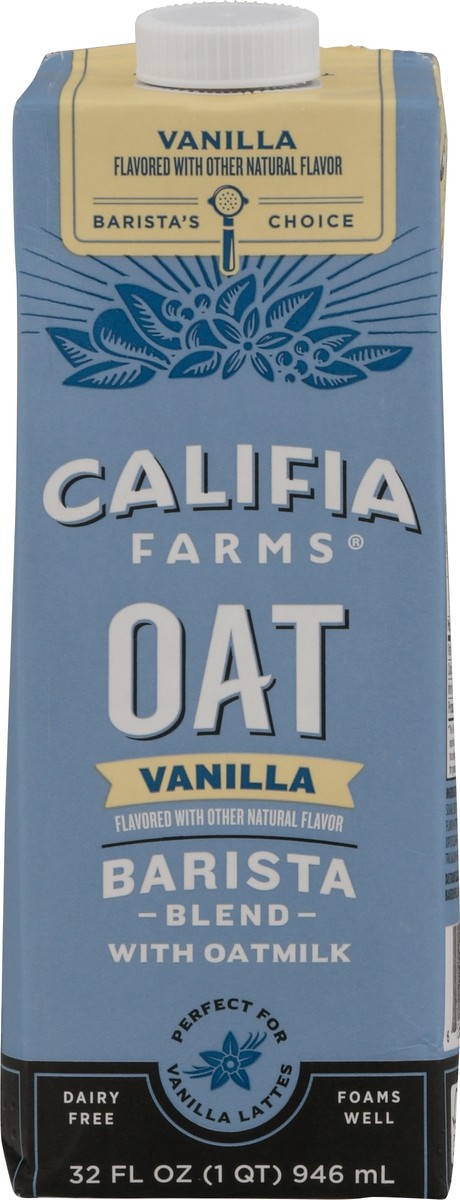 slide 8 of 9, Califia Farms Oat Vanilla Barista Blend with Oatmilk 32 fl oz, 32 fl oz