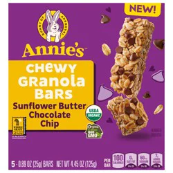 Annie's™ Chewy Granola Bars Sunflower Butter Chocolate Chip