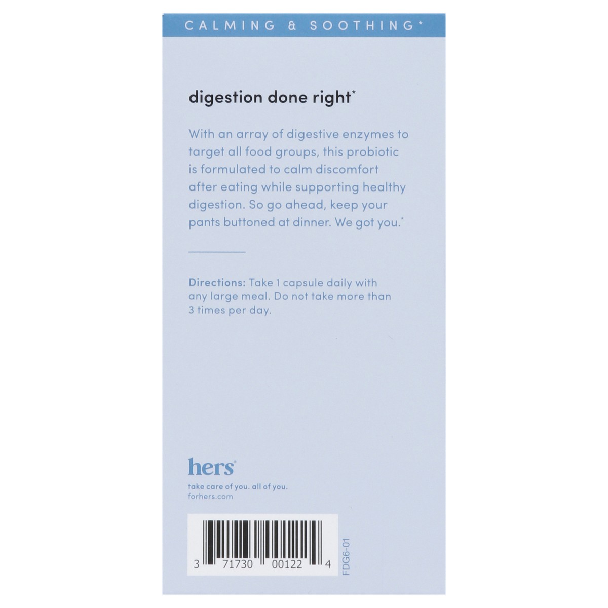 slide 9 of 13, Hers Digest Debloat Probiotic 60 Capsules, 30 ct