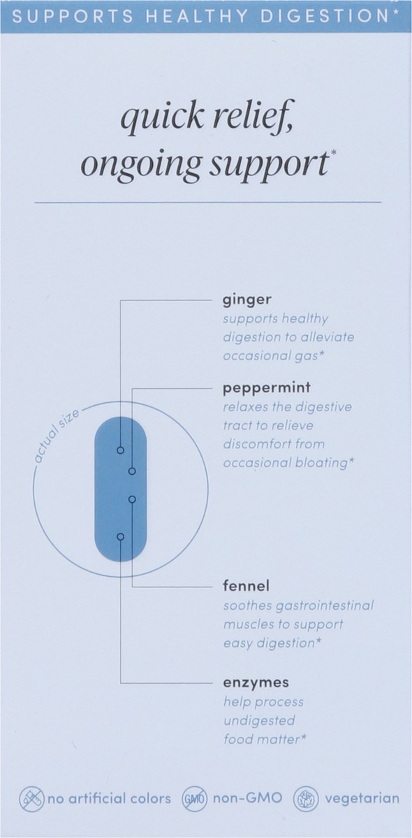 slide 7 of 13, Hers Digest Debloat Probiotic 60 Capsules, 30 ct