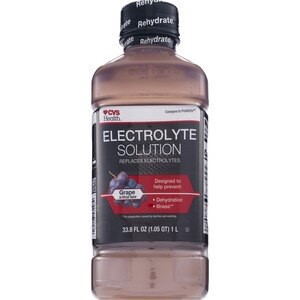 slide 1 of 1, CVS Health Grape Electrolyte Solution, 33.8 Oz, 35.2 oz