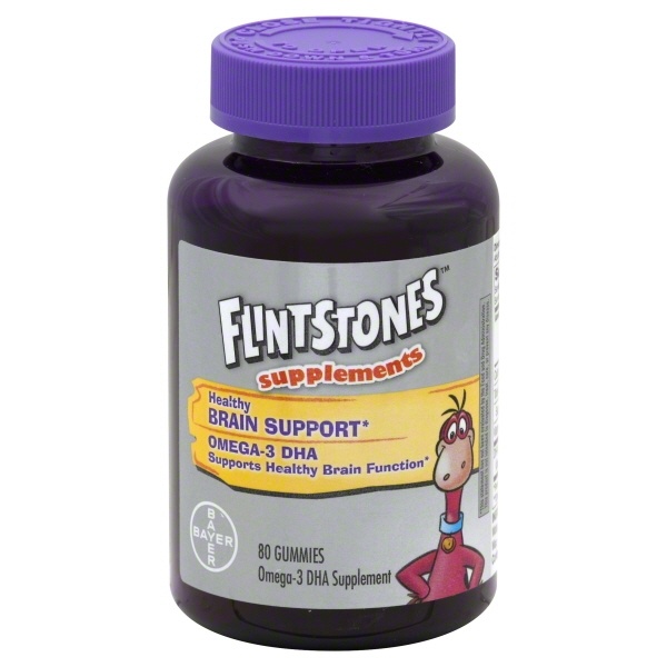 slide 1 of 1, Flintstones Omega-3 DHA 80 ea, 80 ct