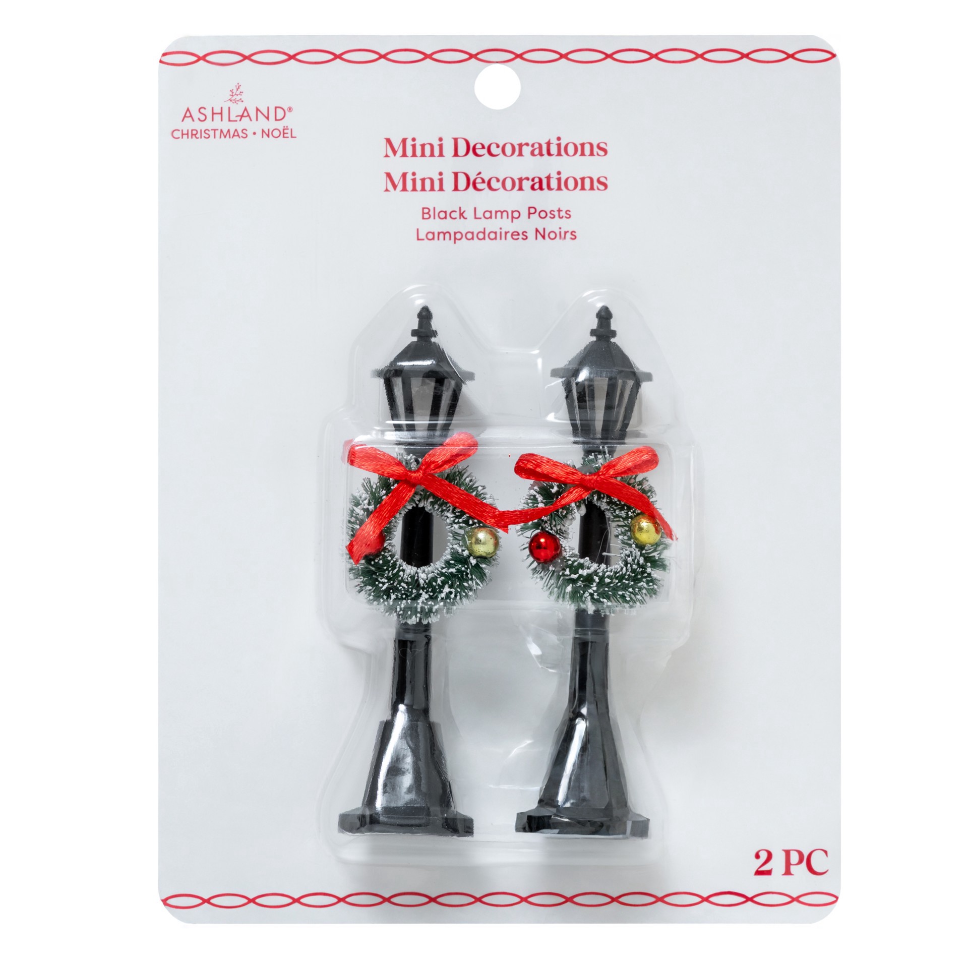 slide 3 of 3, Mini Black Lamp Posts, 2ct. By Ashland, 2 ct