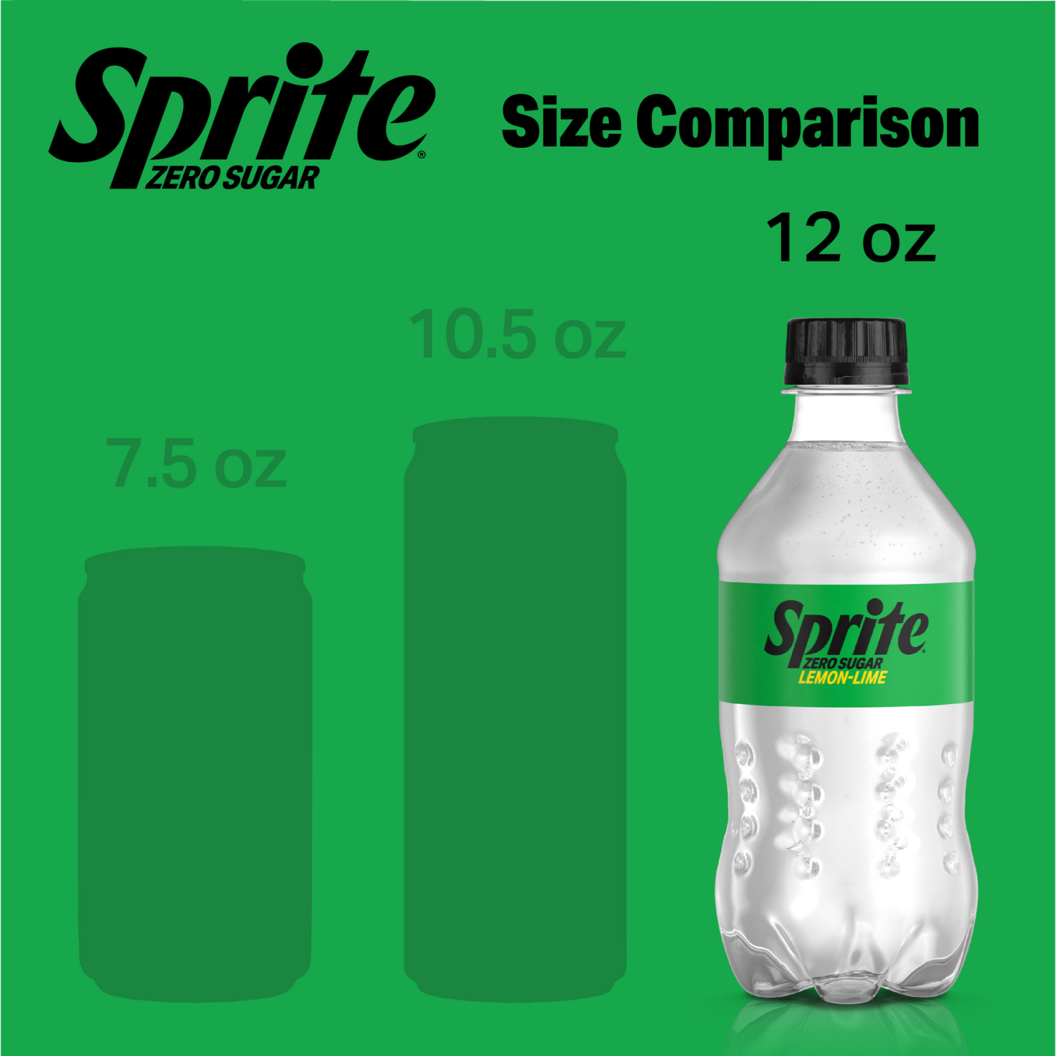 slide 2 of 6, Sprite Zero Sugar Bottles- 8 ct, 8 ct; 12 fl oz