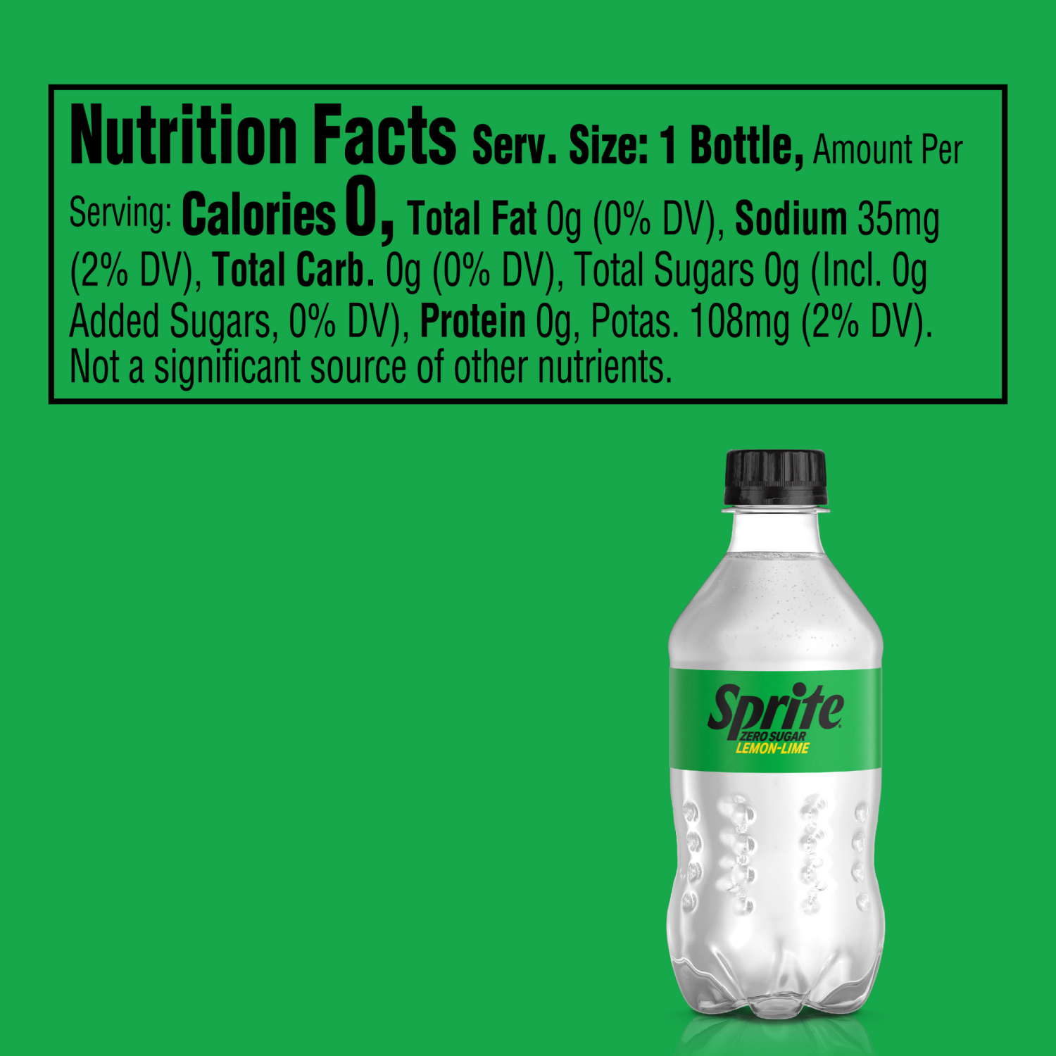 slide 5 of 6, Sprite Zero Sugar Bottles- 8 ct, 8 ct; 12 fl oz