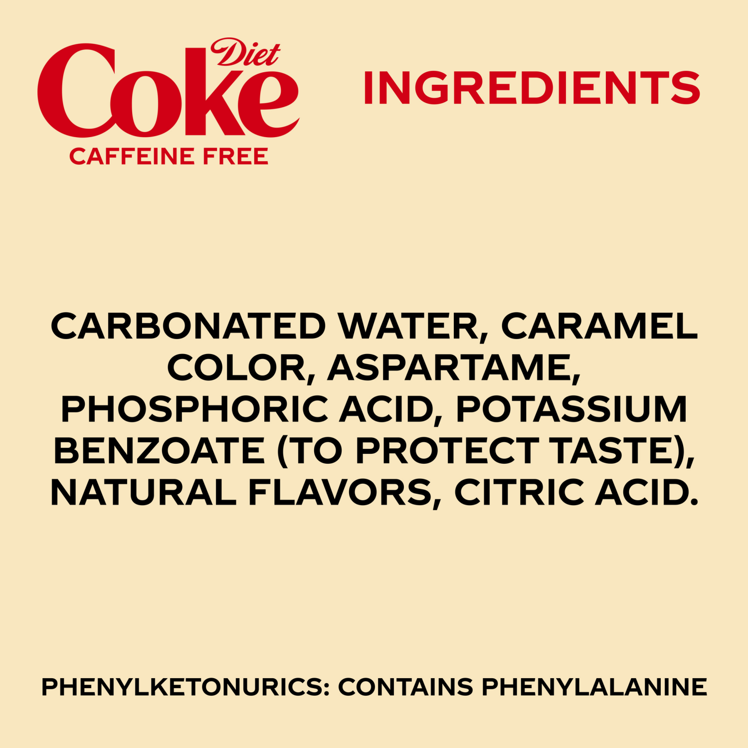 slide 5 of 5, Diet Coke Caffeine-Free Bottles, 12 fl oz, 8 Pack, 8 ct; 12 fl oz
