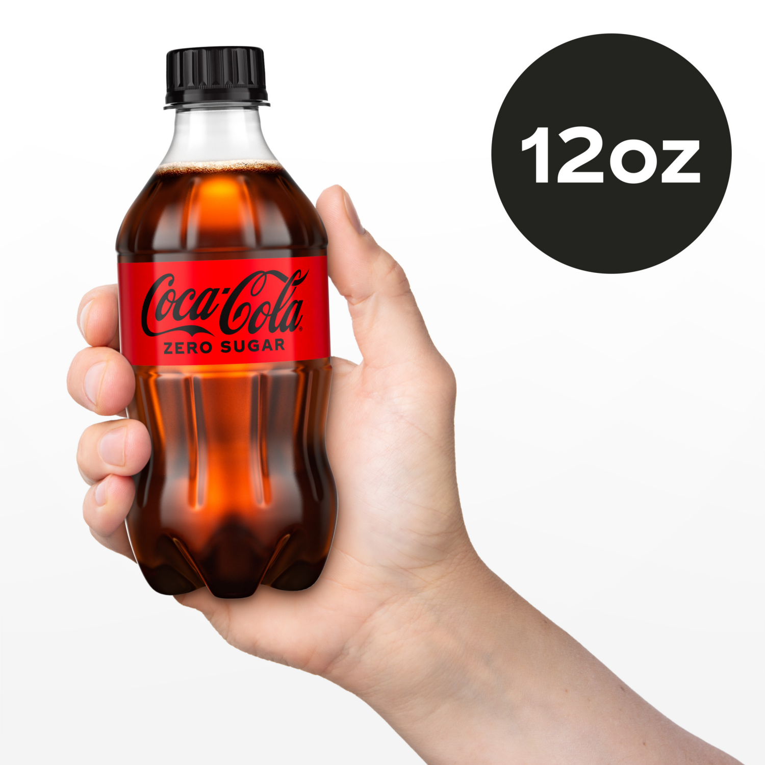 slide 3 of 5, Coca-Cola Coke Zero Soda Bottles, 8 ct; 12 fl oz