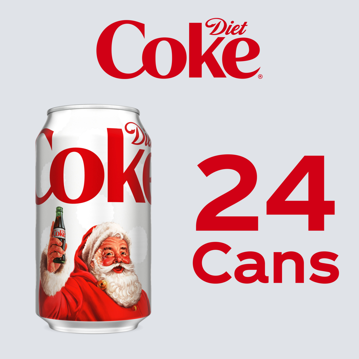 slide 5 of 7, Diet Coke Diet Soda Soft Drink, 12 fl oz Cans, 24 Pack, 24 ct; 12 oz