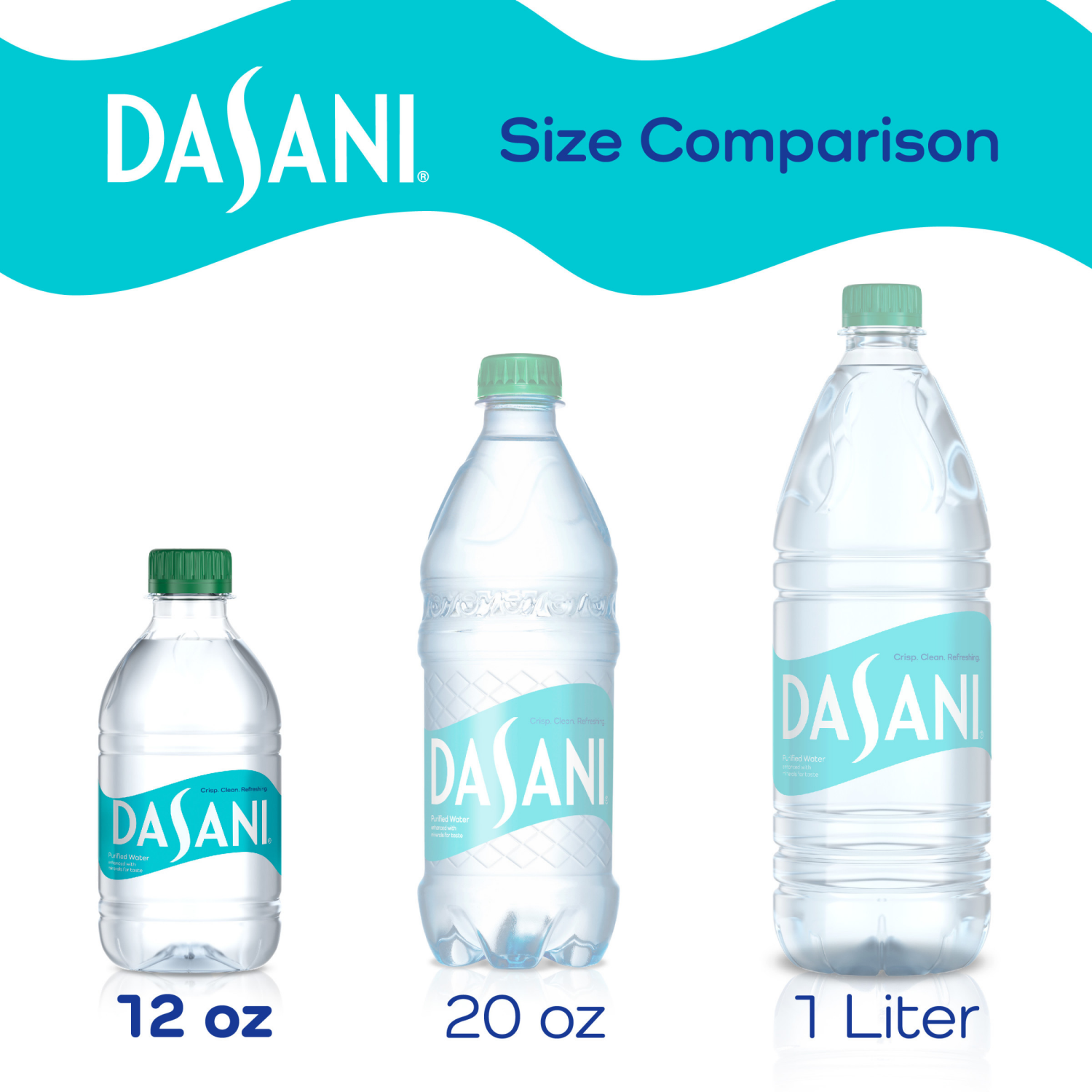 slide 5 of 8, DASANI Purified Water Bottles Enhanced with Minerals, 12 fl oz, 8 Pack, 8 ct