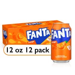 Fanta Orange Soda Fridge Pack Cans, 12 fl oz, 12 Pack