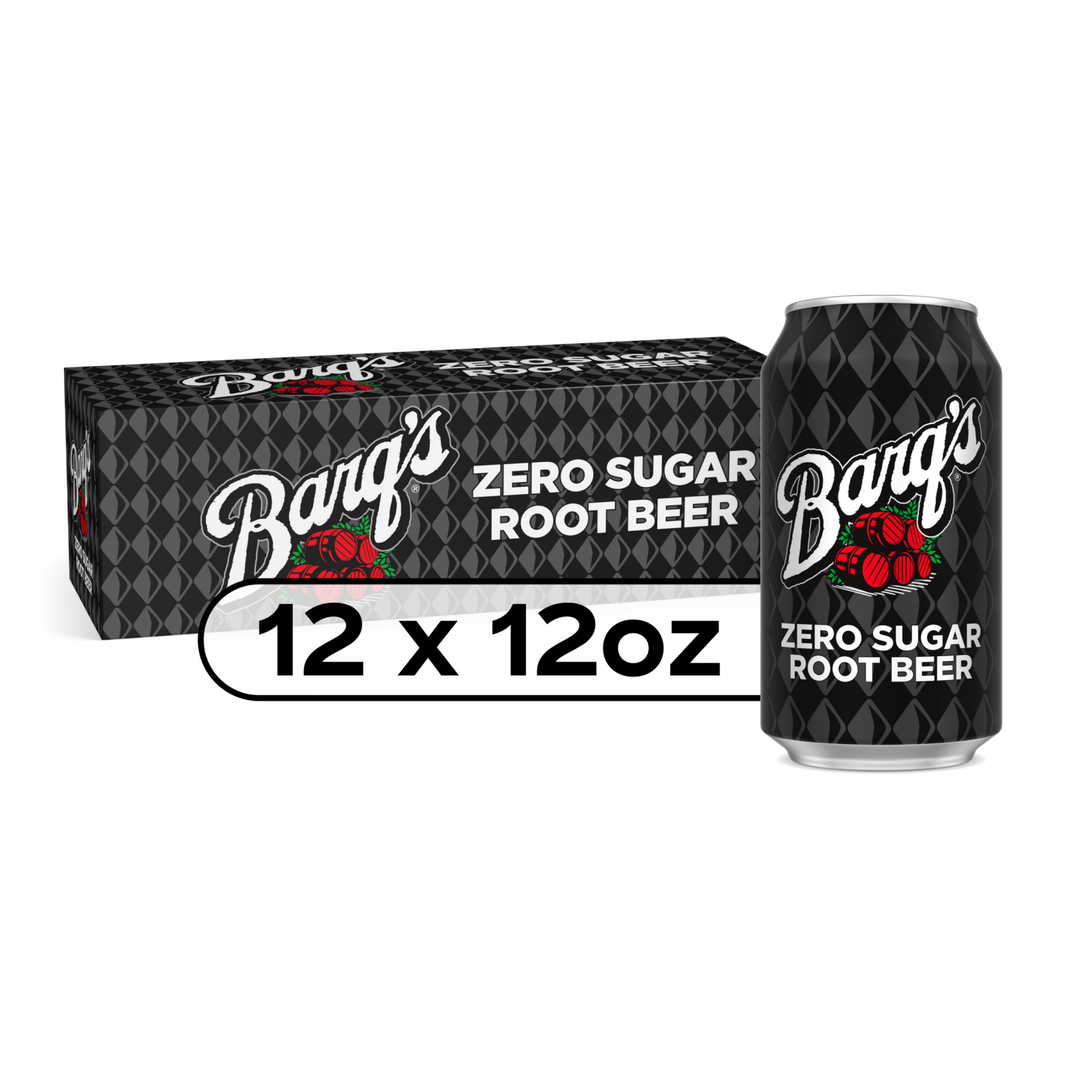 slide 1 of 5, Barq's Zero Sugar Root Beer Fridge Pack Cans, 12 fl oz, 12 Pack, 12 ct; 12 fl oz