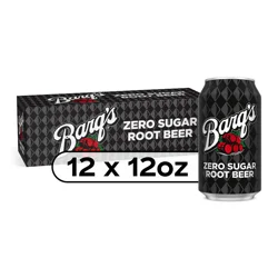 Barq's Zero Sugar Root Beer Fridge Pack Cans, 12 fl oz, 12 Pack