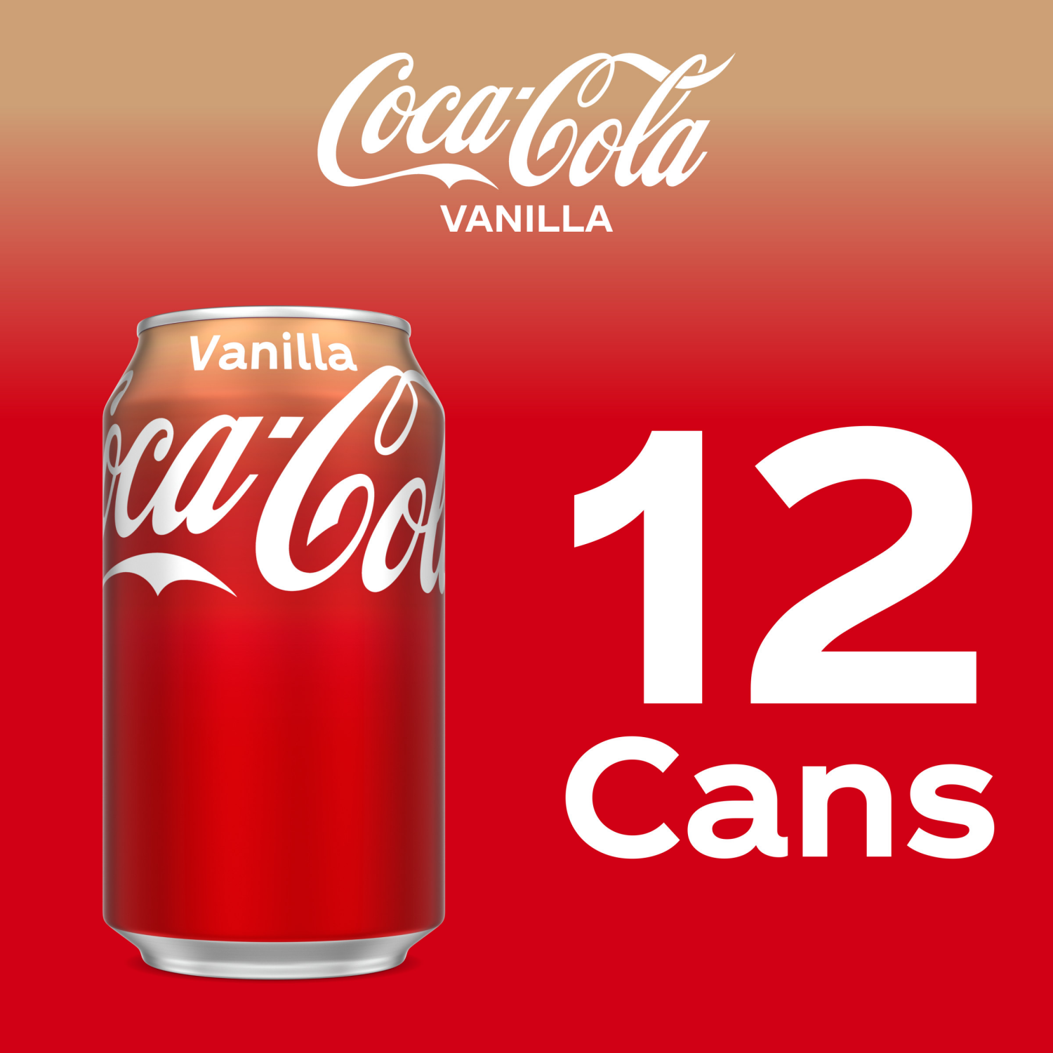 slide 2 of 5, Coca-Cola Vanilla Fridge Pack Cans, 12 fl oz, 12 Pack, 12 ct; 12 fl oz