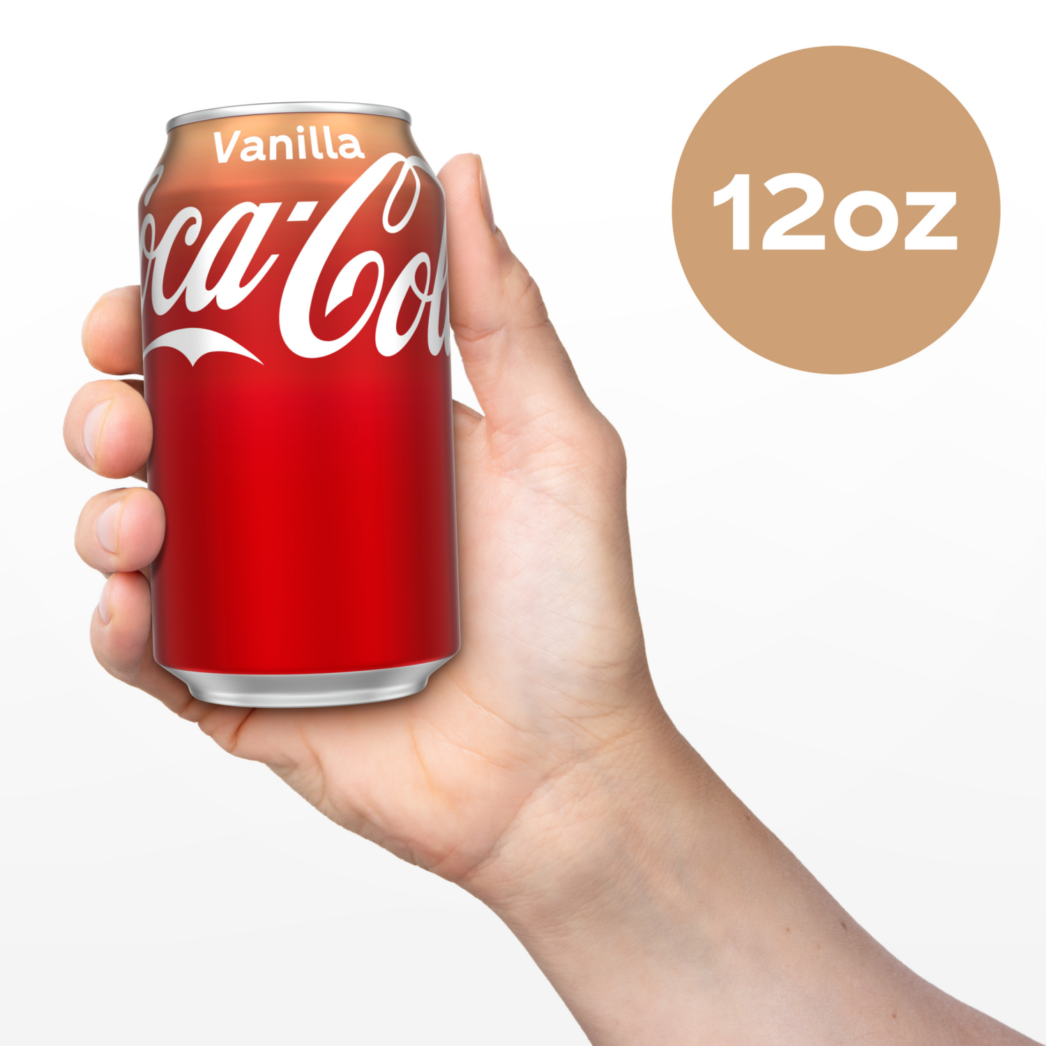 slide 3 of 5, Coca-Cola Vanilla Fridge Pack Cans, 12 fl oz, 12 Pack, 12 ct; 12 fl oz