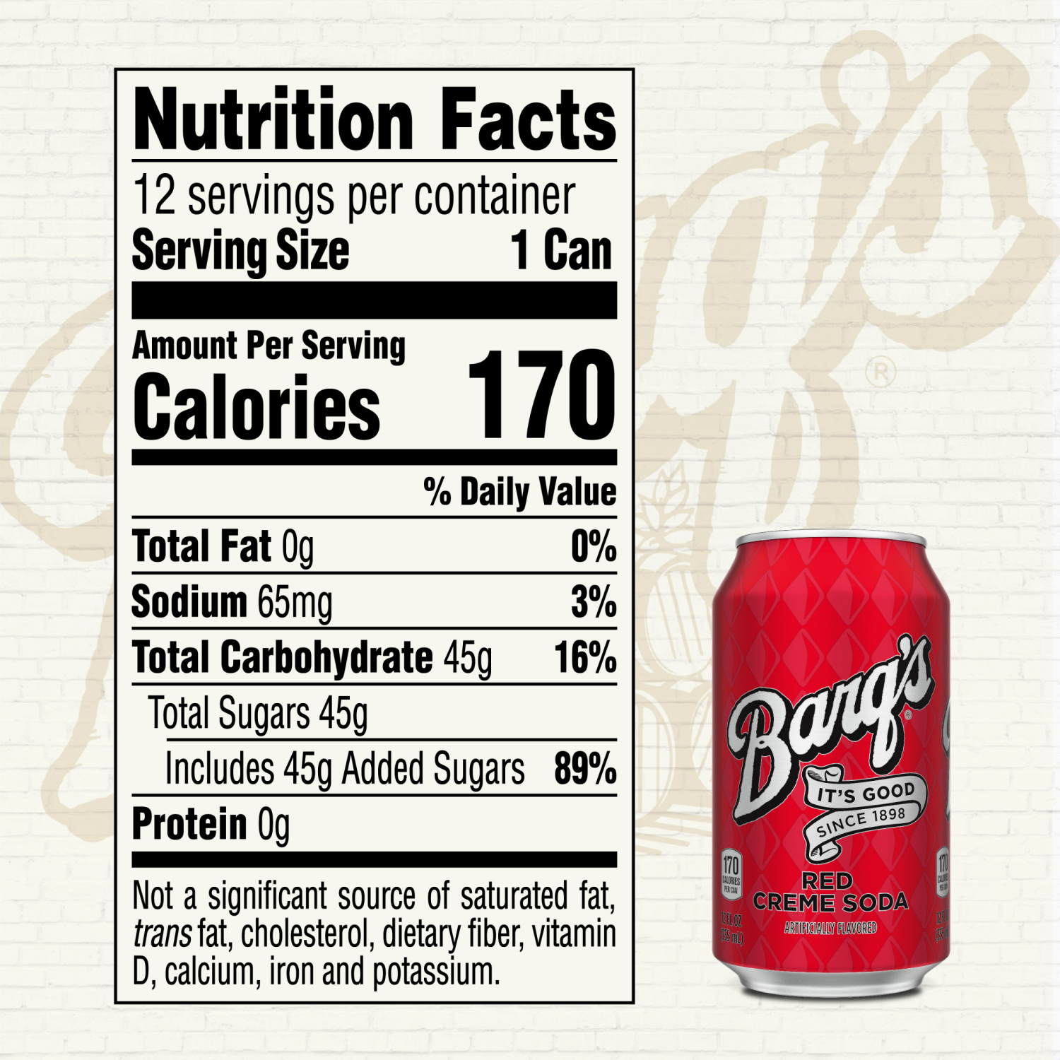 slide 2 of 5, Barq's Red Creme Soda Soft Drink, 12 fl oz, 12 Pack, 12 ct; 12 fl oz