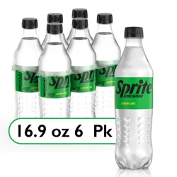 Sprite Zero Sugar Bottles, 16.9 fl oz, 6 Pack