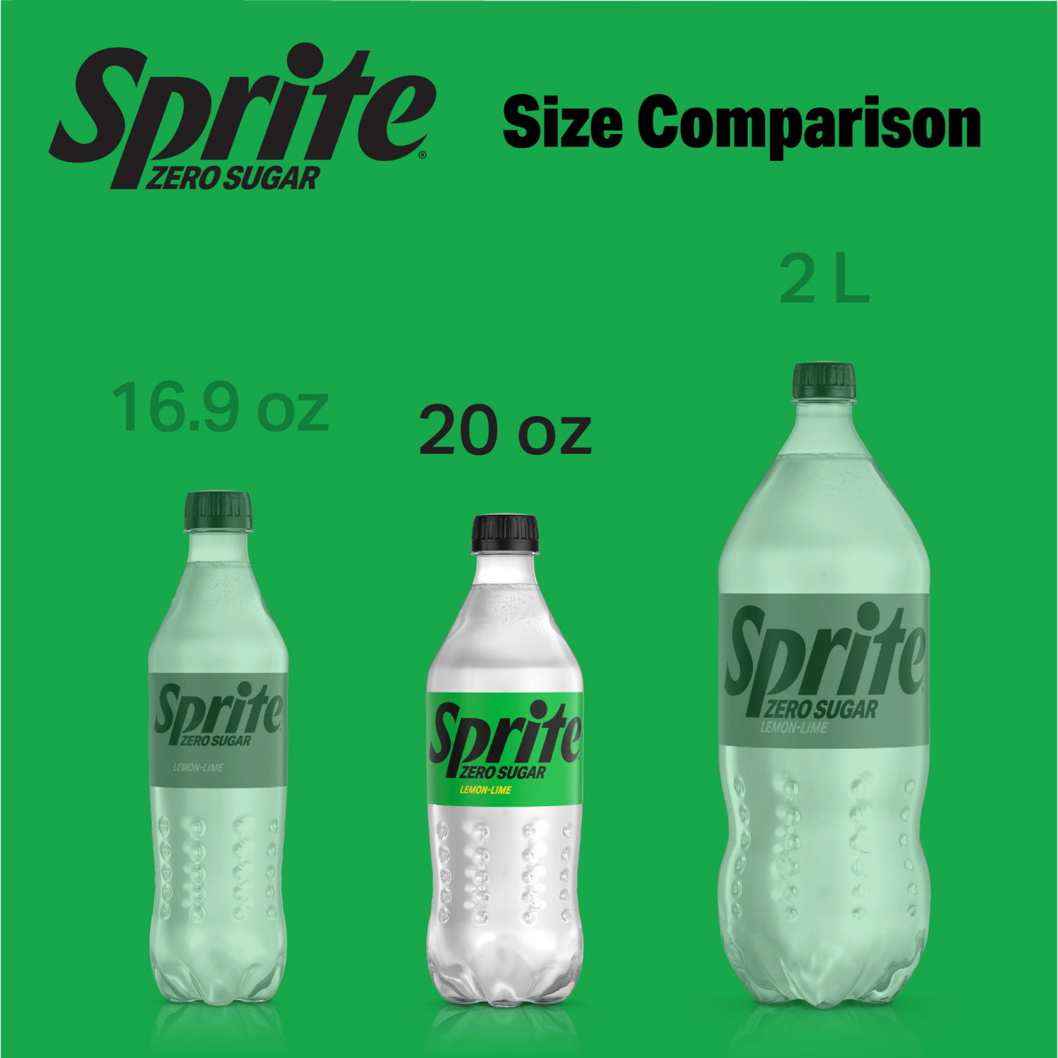 slide 2 of 6, Sprite Zero Sugar Bottle- 20 fl oz, 24 ct; 20 oz