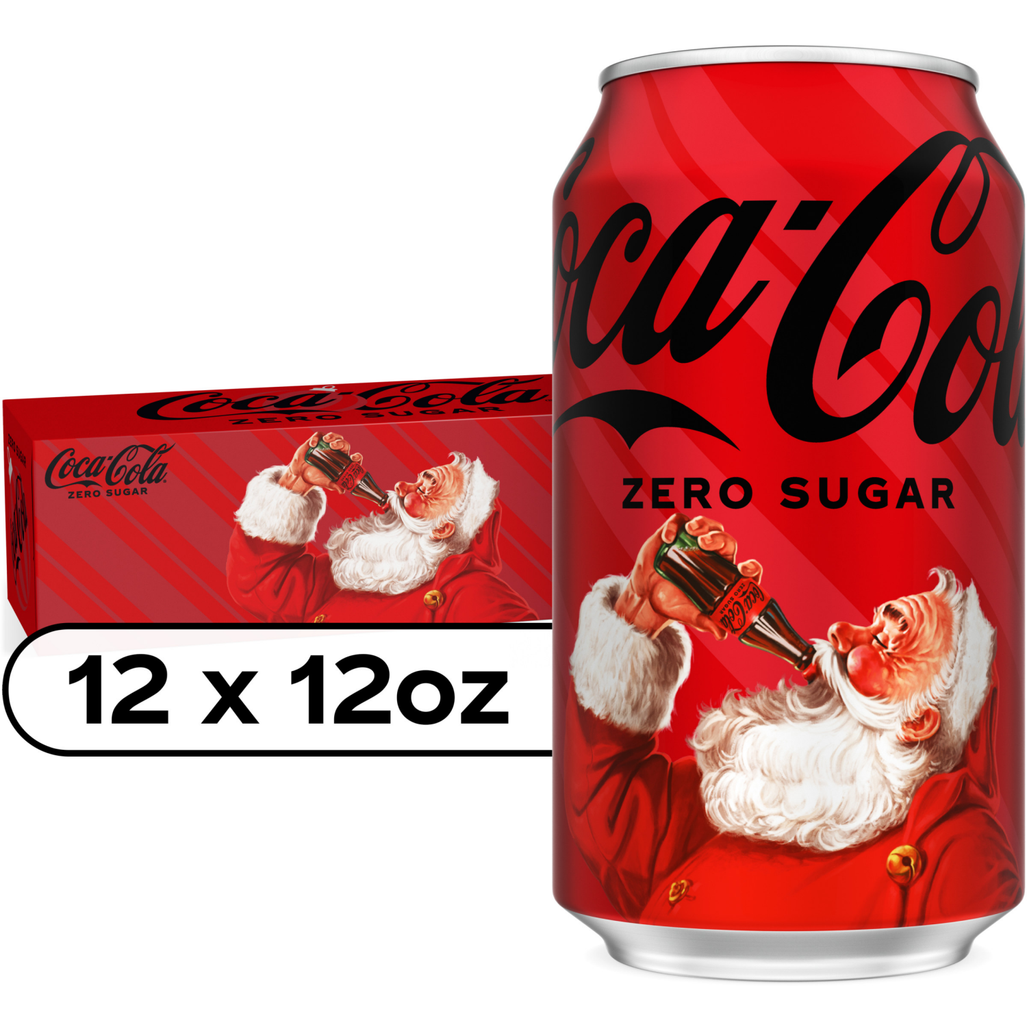 slide 1 of 7, Coca Zero, 12 ct; 12 fl oz