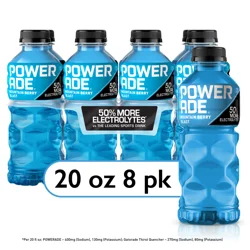 Powerade Sports Drink - 8 ct