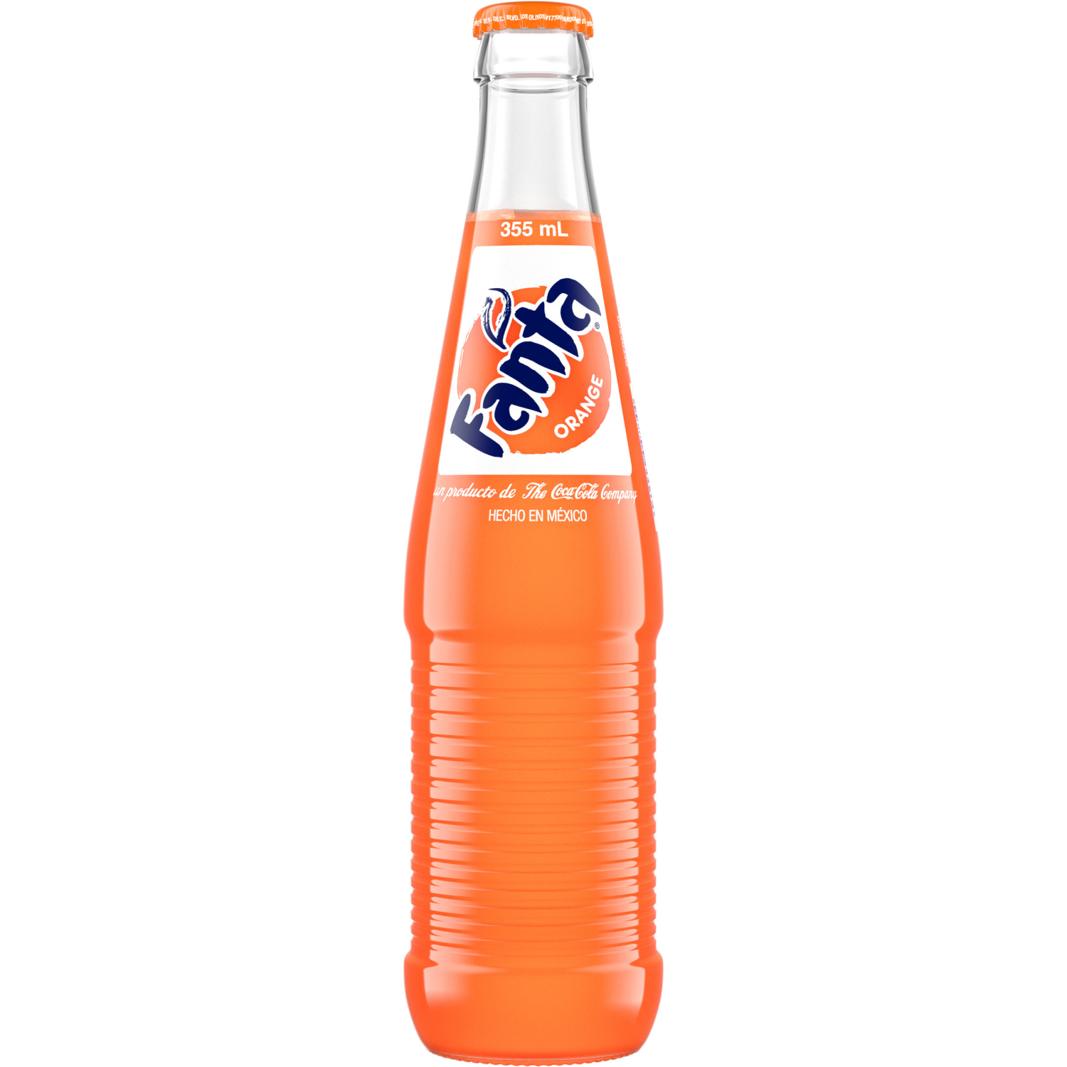 slide 2 of 5, Fanta Orange Mexico Glass Bottle, 355 mL, 355 ml
