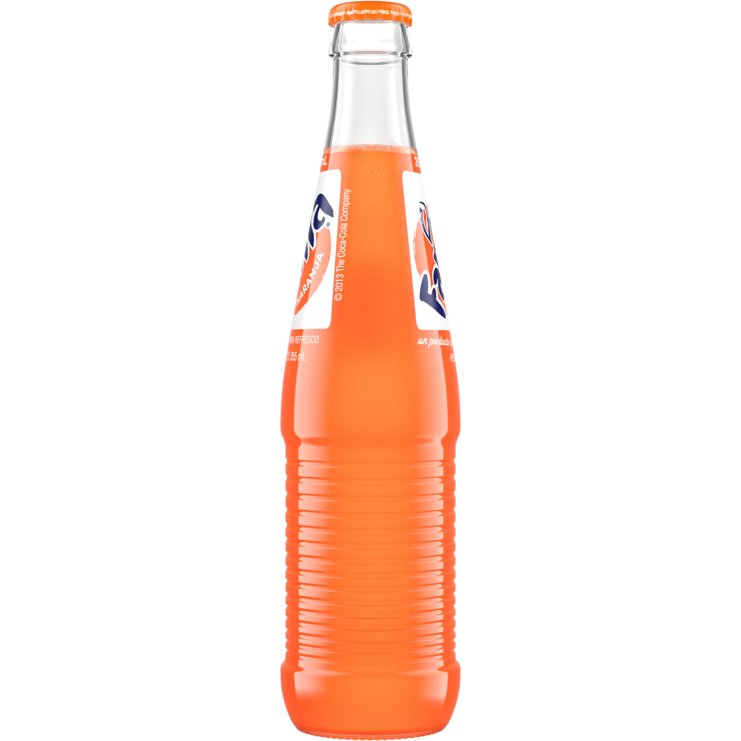 slide 5 of 5, Fanta Orange Mexico Glass Bottle, 355 mL, 355 ml