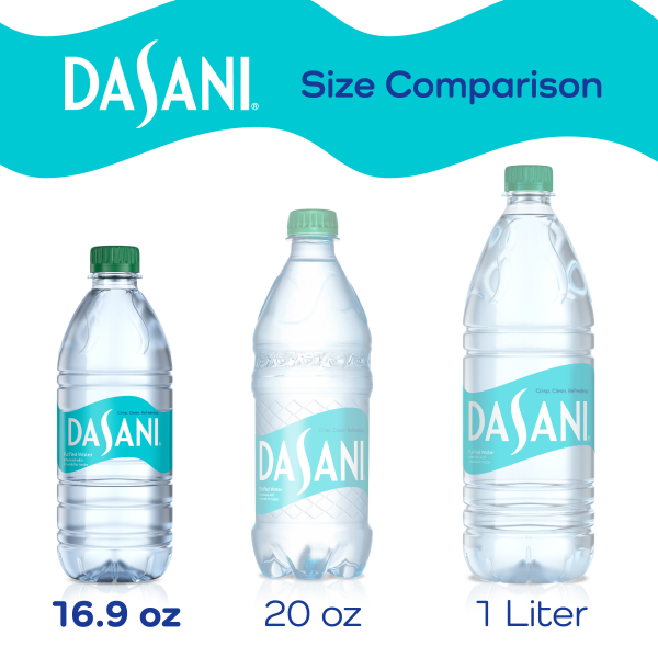 slide 2 of 25, DASANI Purified Water Bottles Enhanced with Minerals, 16.9 fl oz, 32 Pack, 32 ct