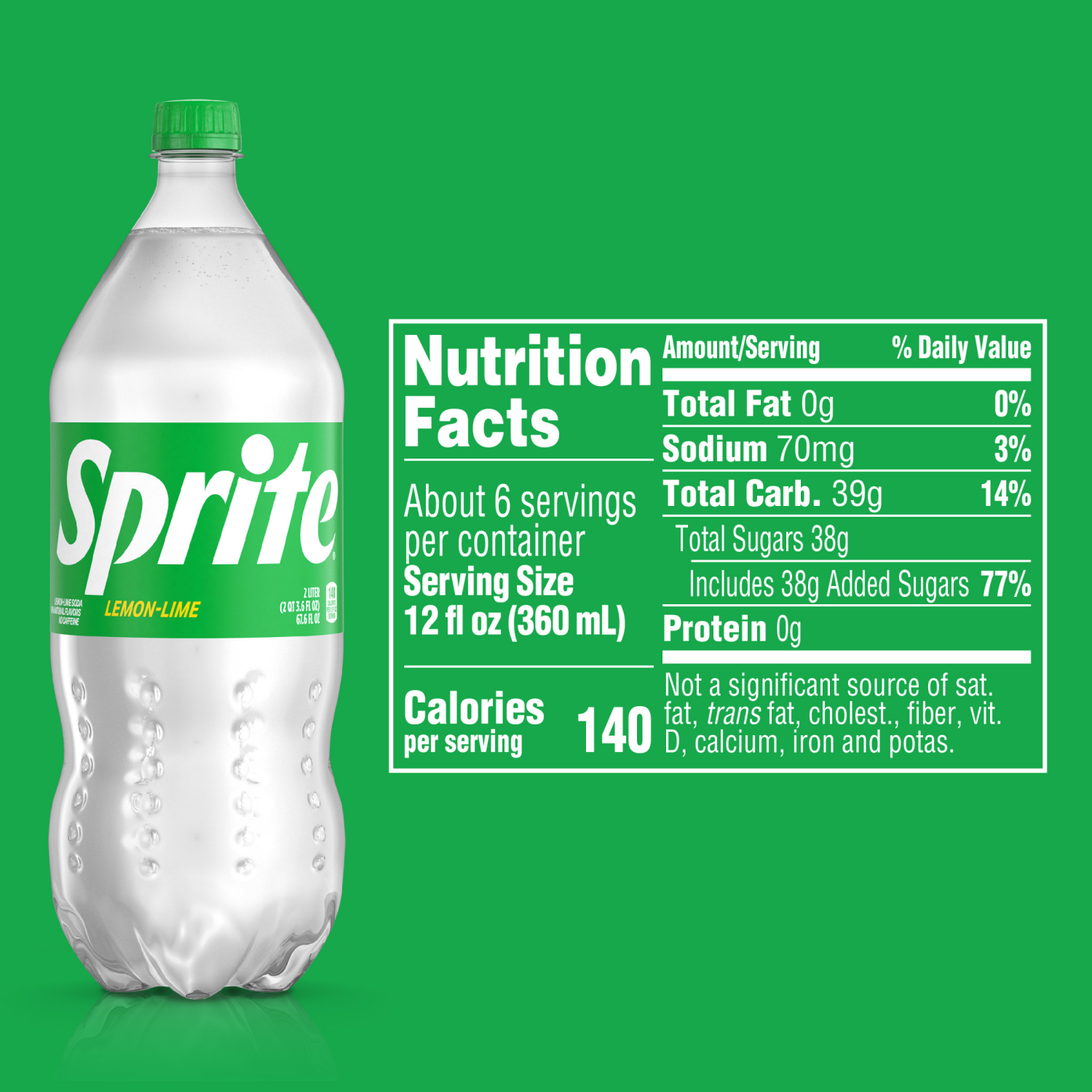 slide 5 of 7, Sprite Lemon Lime Soda, 2 liter
