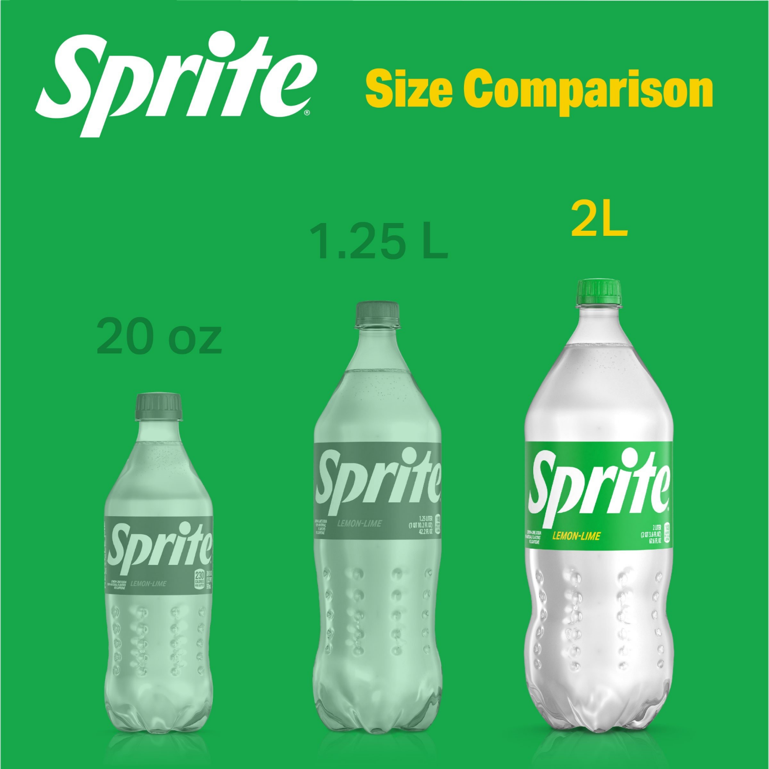 slide 7 of 7, Sprite Lemon Lime Soda, 2 liter