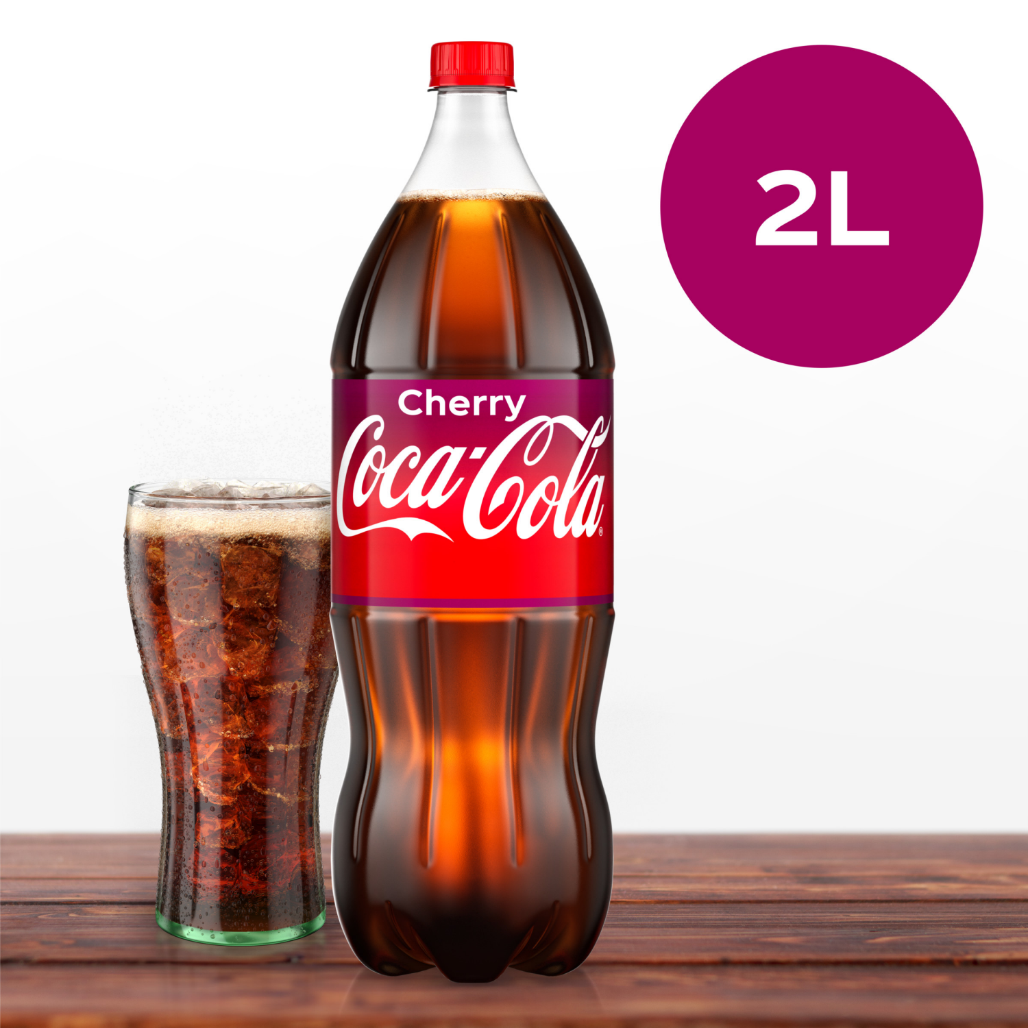 slide 3 of 6, Coca-Cola Cherry Cola - 2 liter, 2 liter