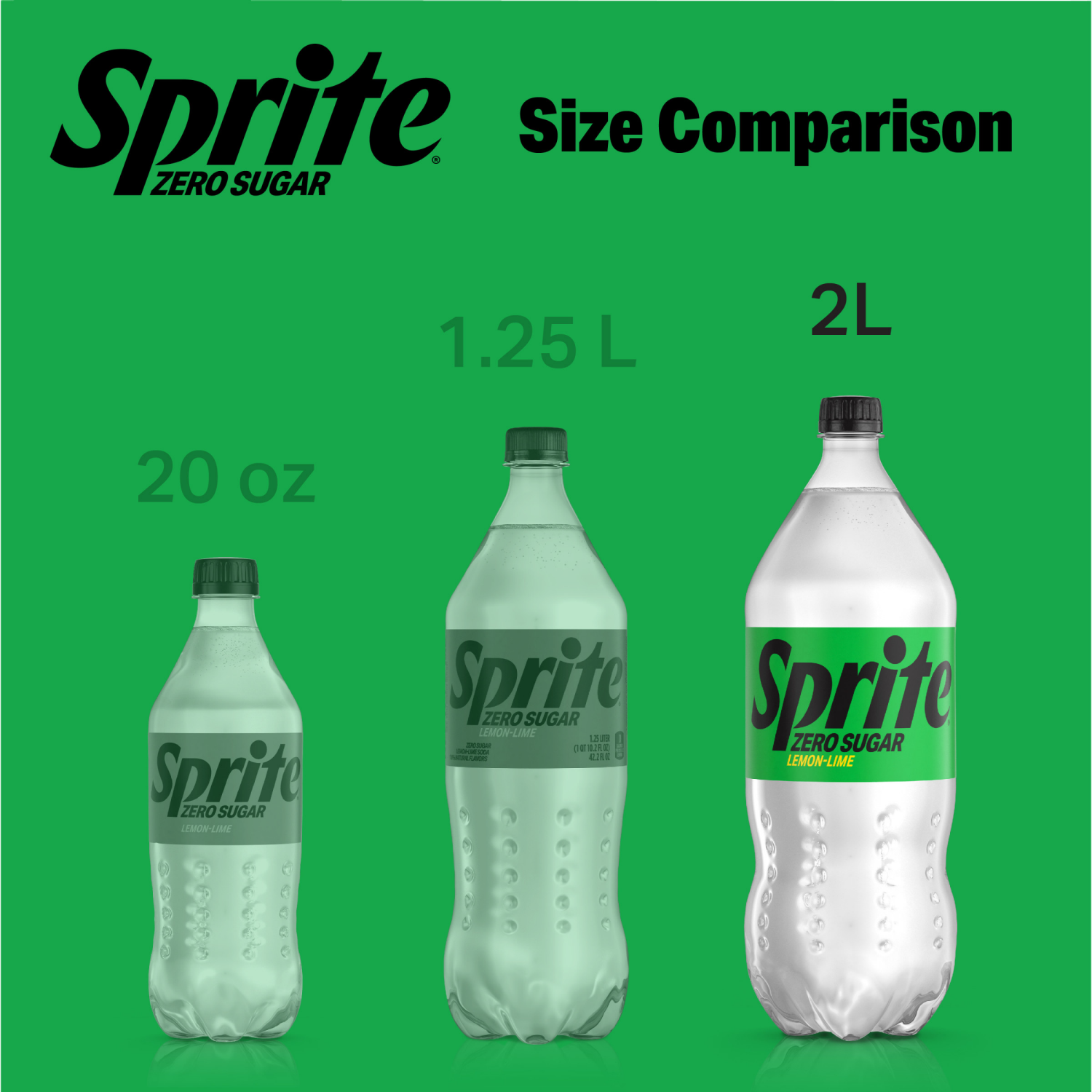 slide 2 of 6, Sprite Zero Sugar Bottle- 2 liter, 2 liter