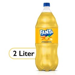 Fanta Pineapple Soda Bottle, 2 Liters