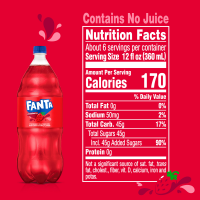 slide 24 of 29, Fanta Strawberry Soda Bottle- 2 liter, 2 liter