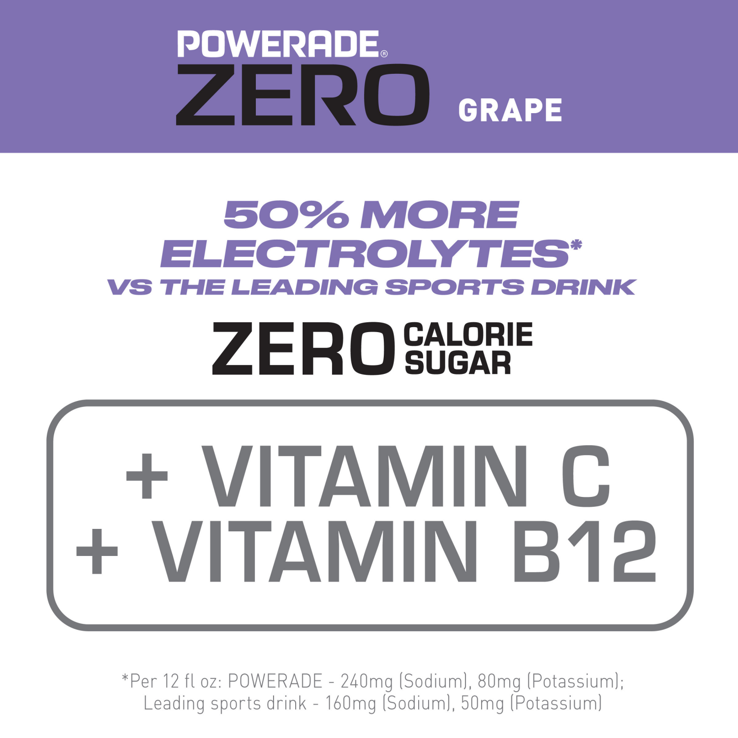 slide 6 of 7, Powerade Zero Calorie Sports Drink, 8 ct