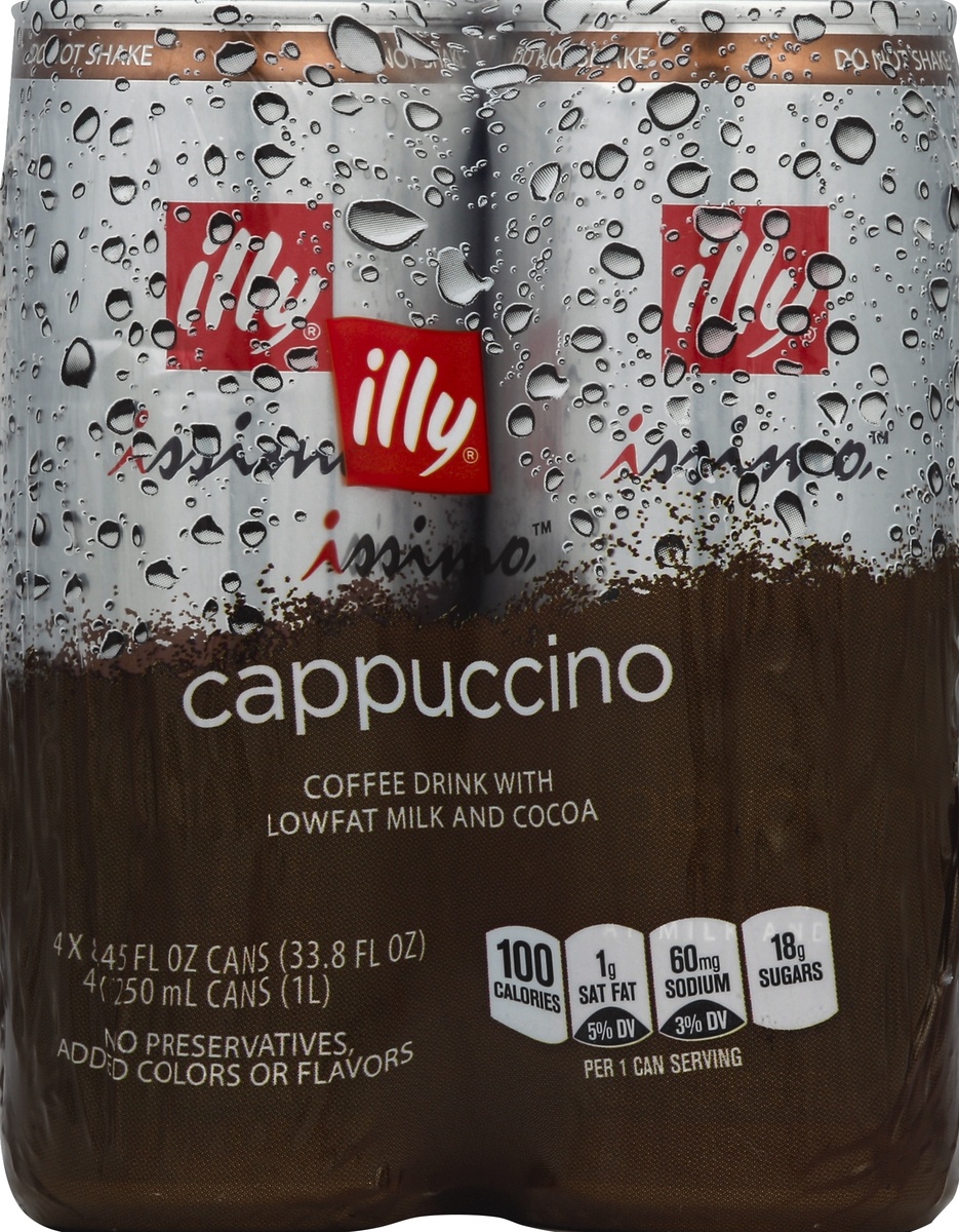 slide 4 of 4, illy Coffee Drink 4 ea, 33.6 oz