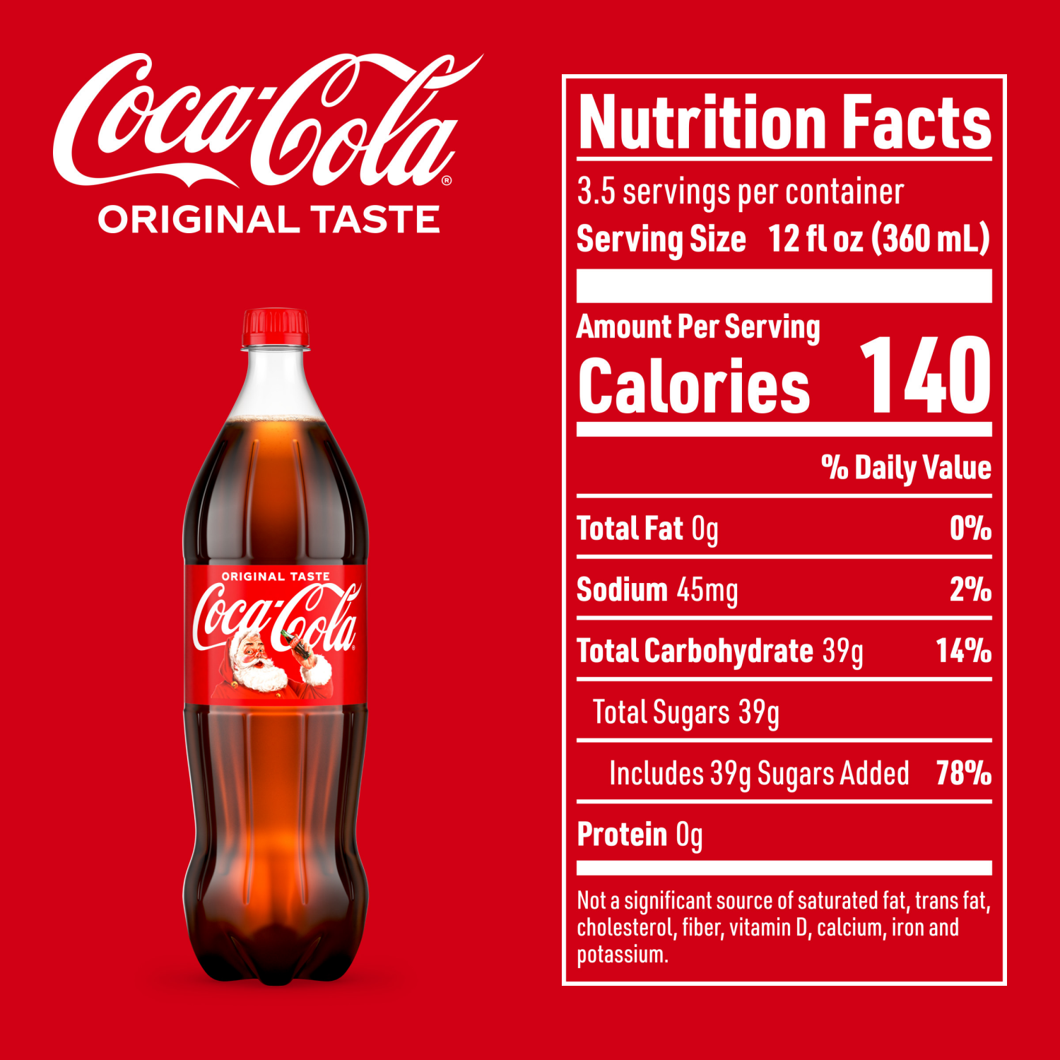 slide 5 of 7, Coca-Cola Cola, 1.25 liter