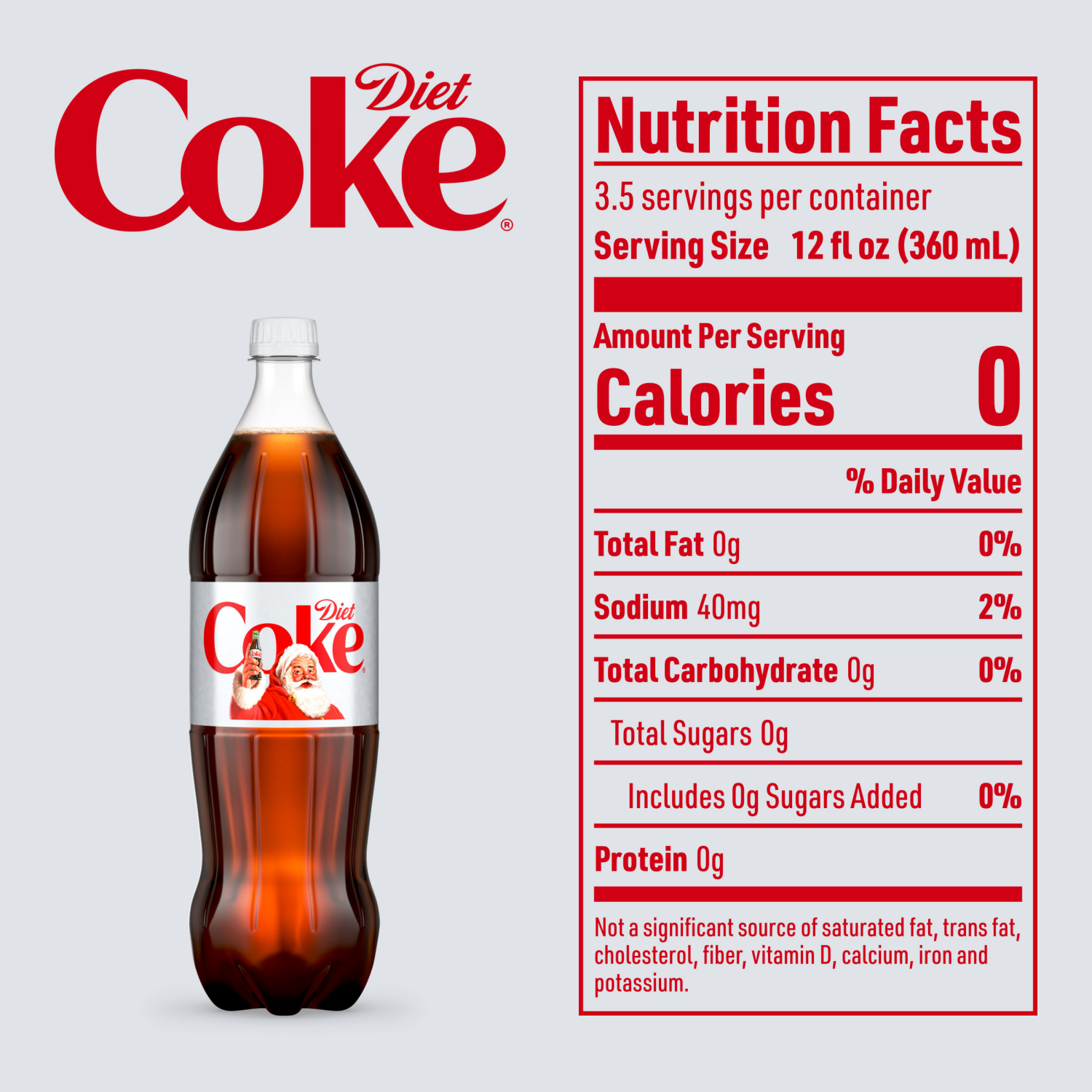 slide 5 of 7, Diet Coke Soda Soft Drink, 1.25 Liters, 42.2 fl oz