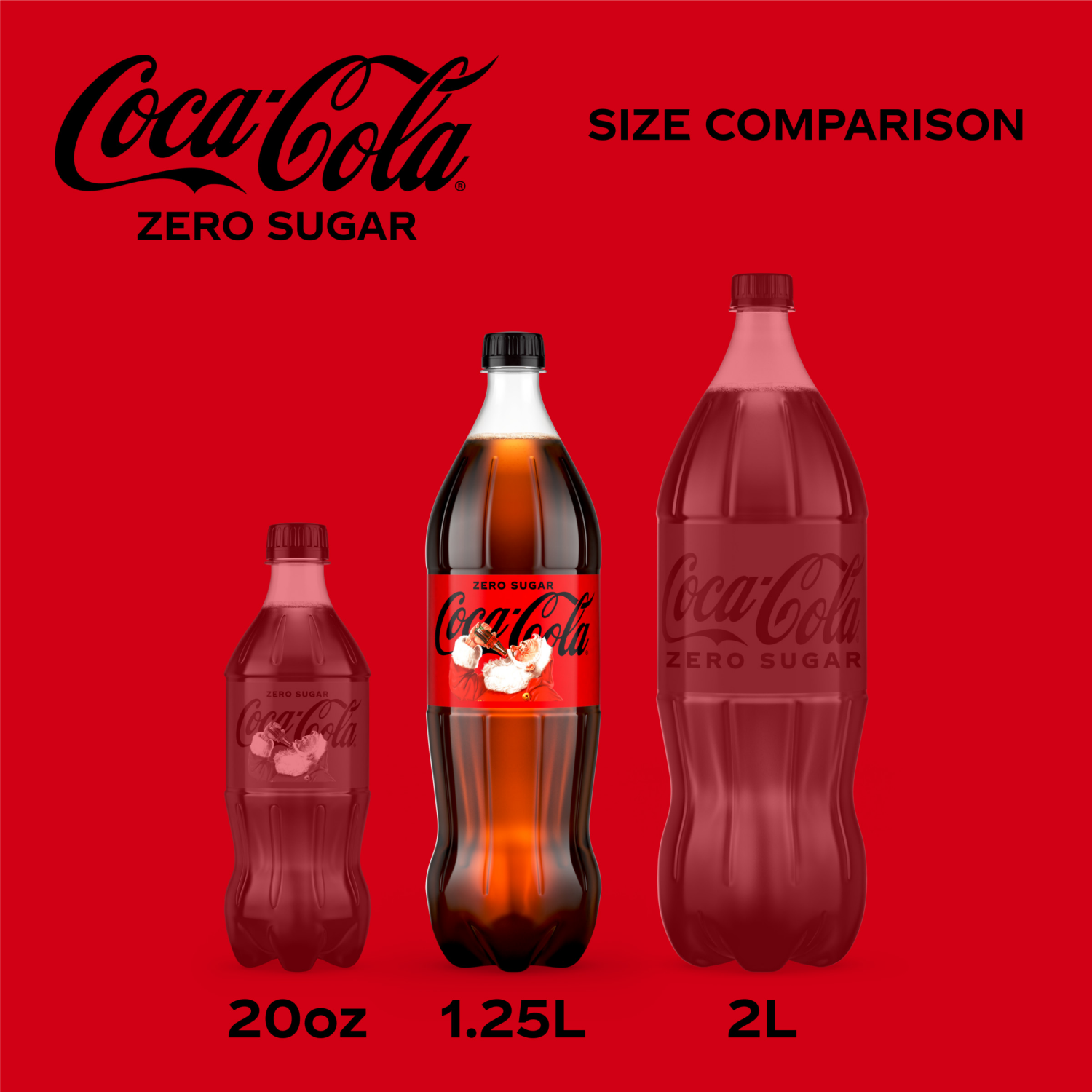 slide 2 of 7, Coca-Cola Coke Zero Sugar 12/1.25L, 1.25 liter