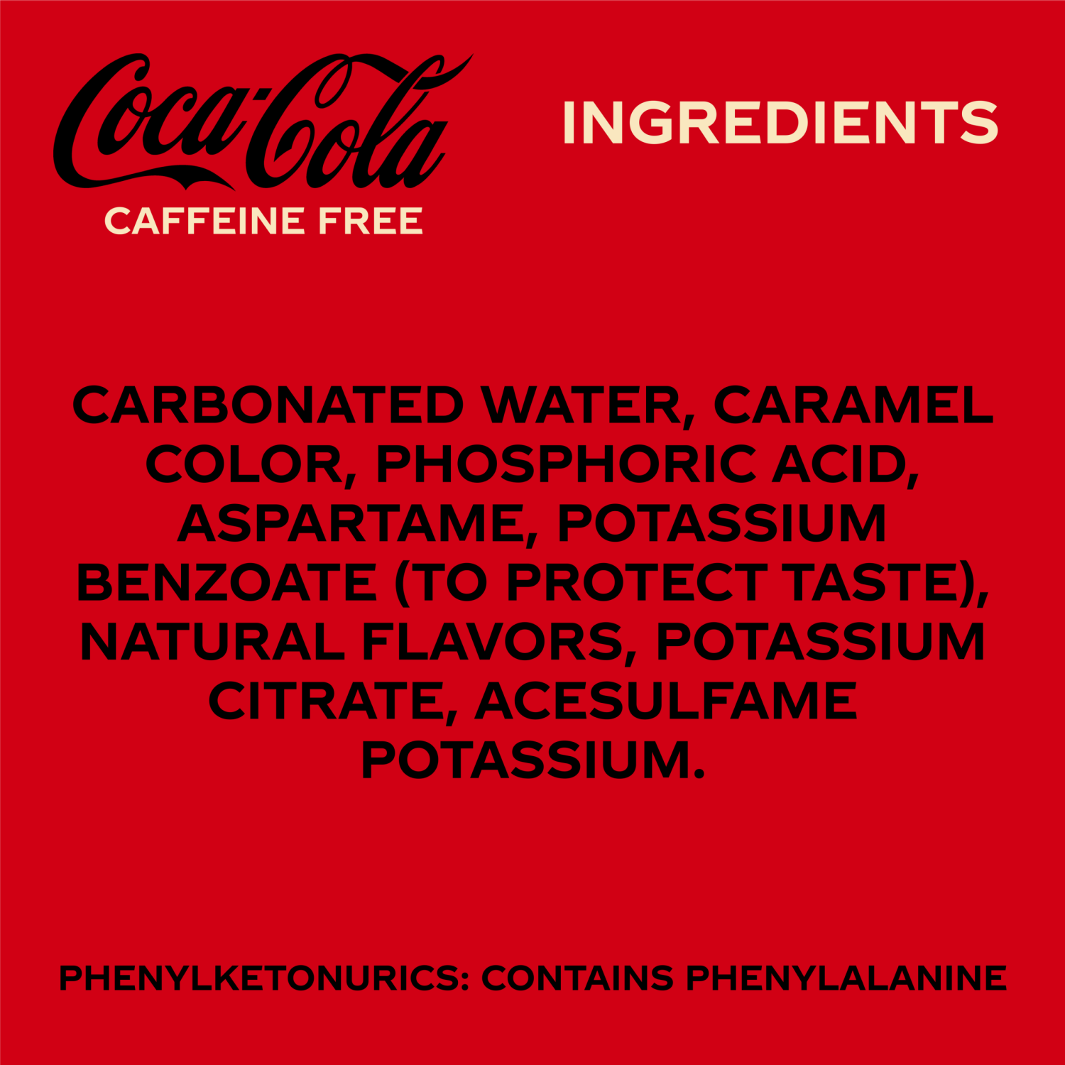 slide 3 of 6, Coca-Cola Zero Caffeine-Free Fridge Pack Cans, 12 fl oz, 12 Pack, 12 ct; 12 fl oz