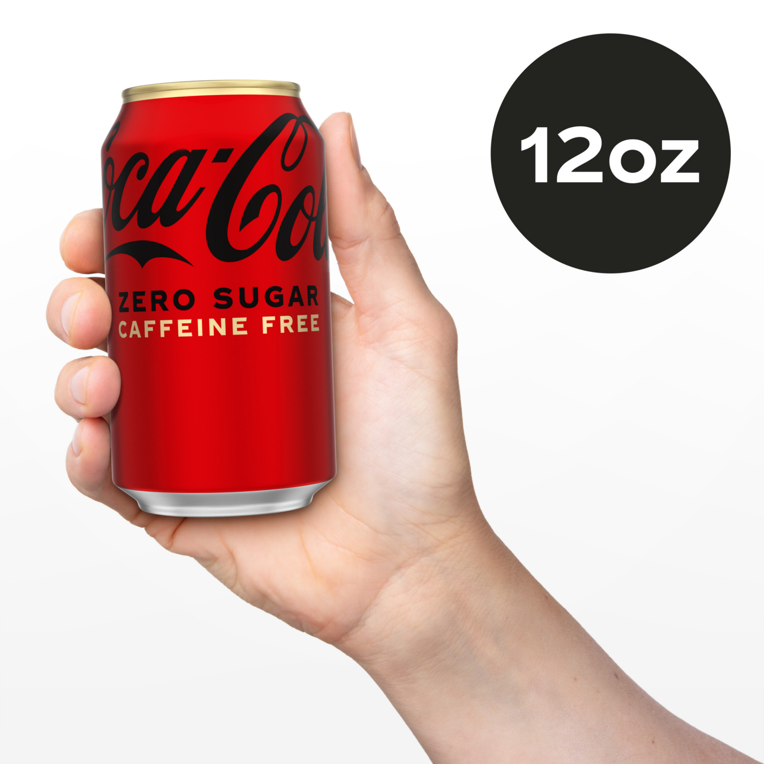 slide 4 of 6, Coca-Cola Zero Caffeine-Free Fridge Pack Cans, 12 fl oz, 12 Pack, 12 ct; 12 fl oz