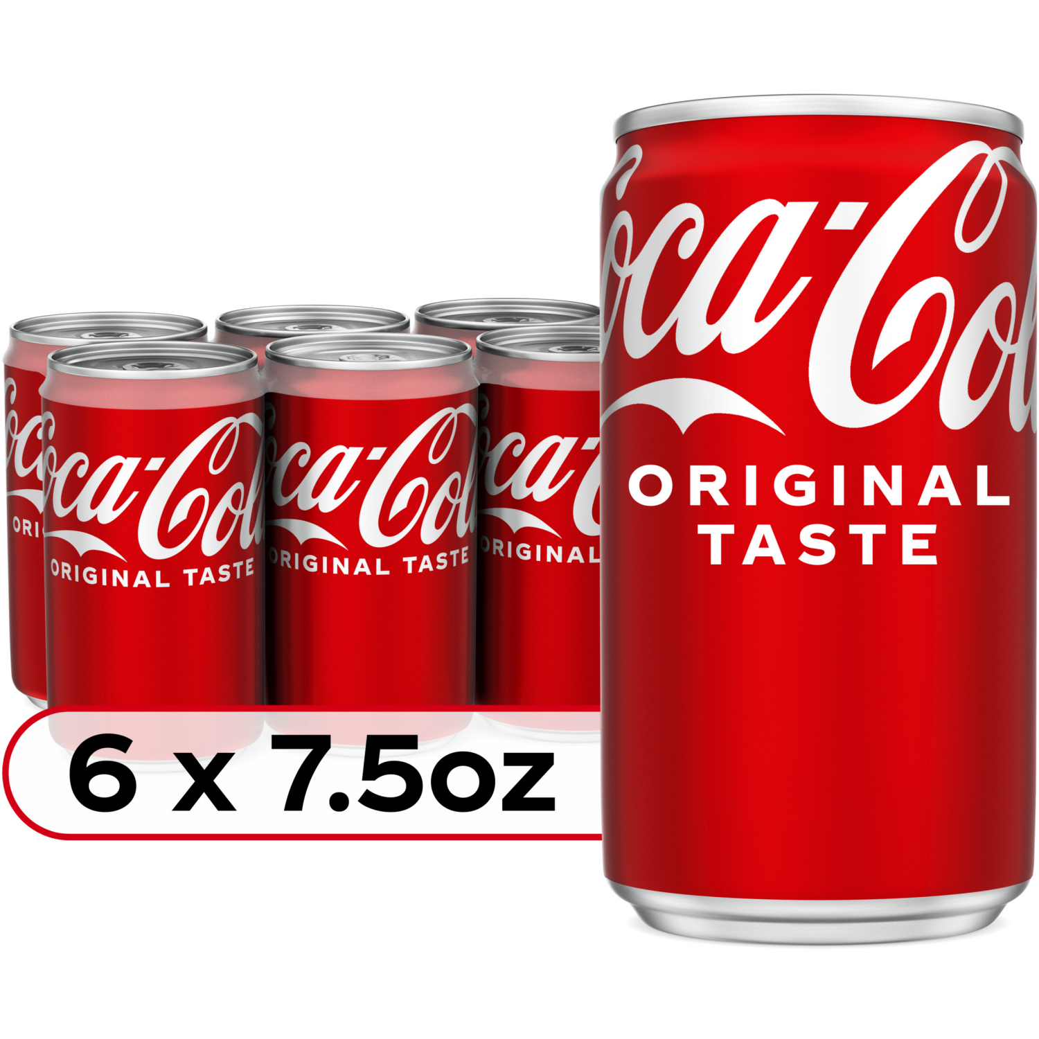 slide 1 of 6, Coca-Cola Cola, 6 ct; 7.5 fl oz