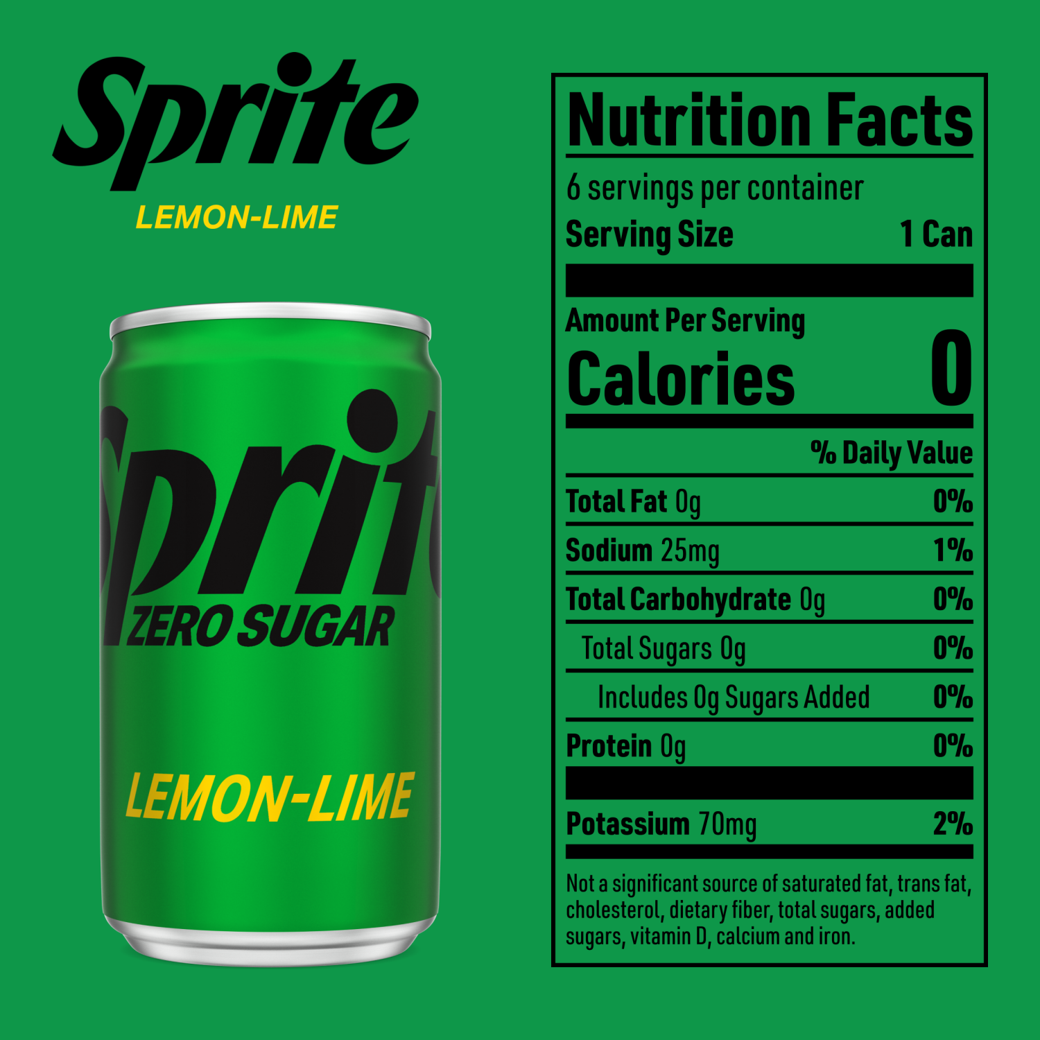 slide 3 of 5, Sprite Diet Lemon Lime Soda, 6 ct; 7.5 oz